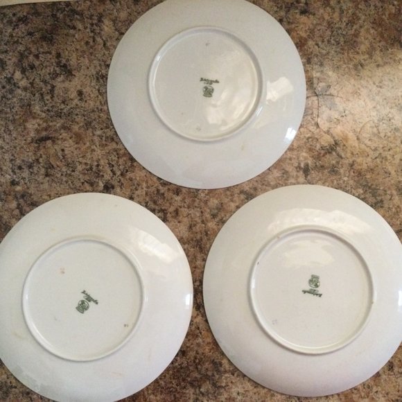 Lot of three vintage plates Hutschenreuther Bavaria Germany gold rim fruit motif - Picture 5 of 8